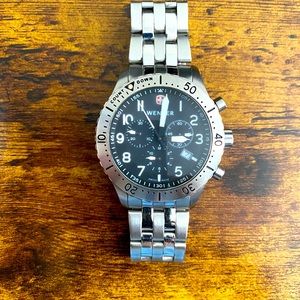 Wenger Men’s Swiss Military Chronograph Watch
